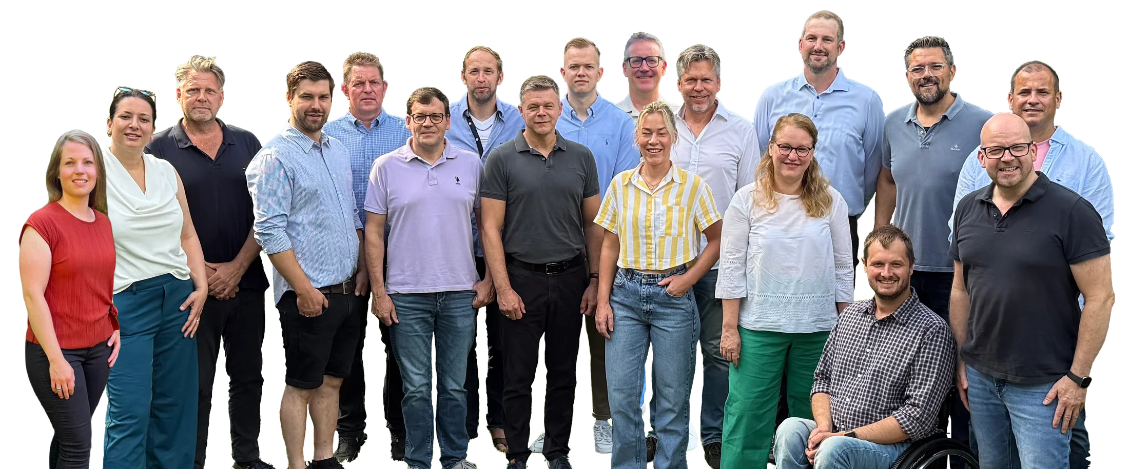 Gruppenbild der Kandidierenden der Freien Liste Heidenau
